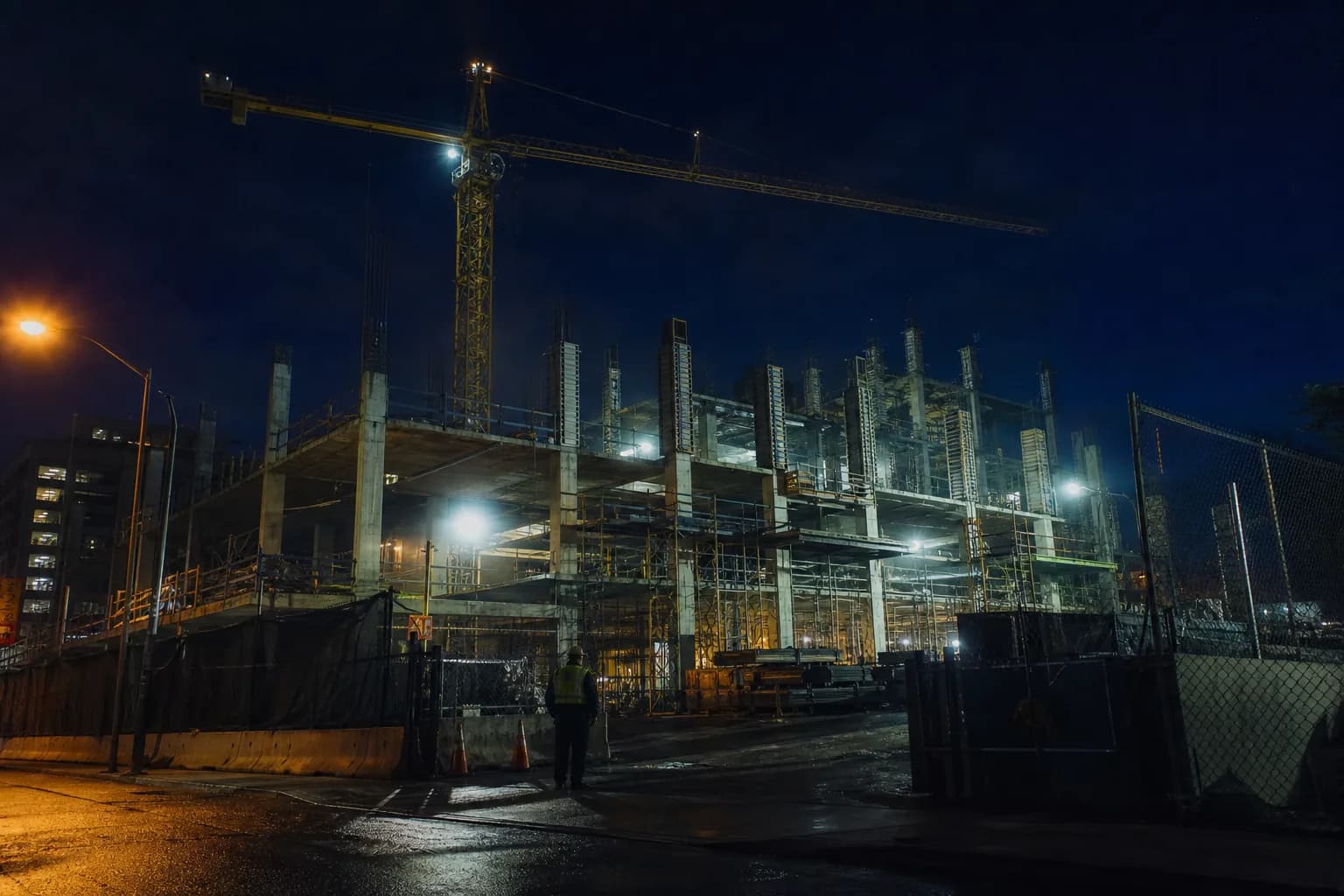 Construction coverage on illuno